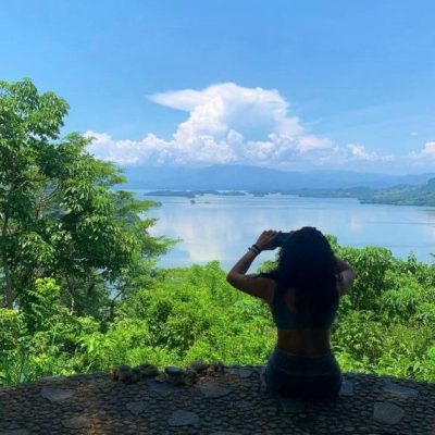 Town of Suchitoto and lake of&nbsp;Suchitlan.